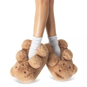 SKIMS NWT Teddy Bear Slippers Slipper